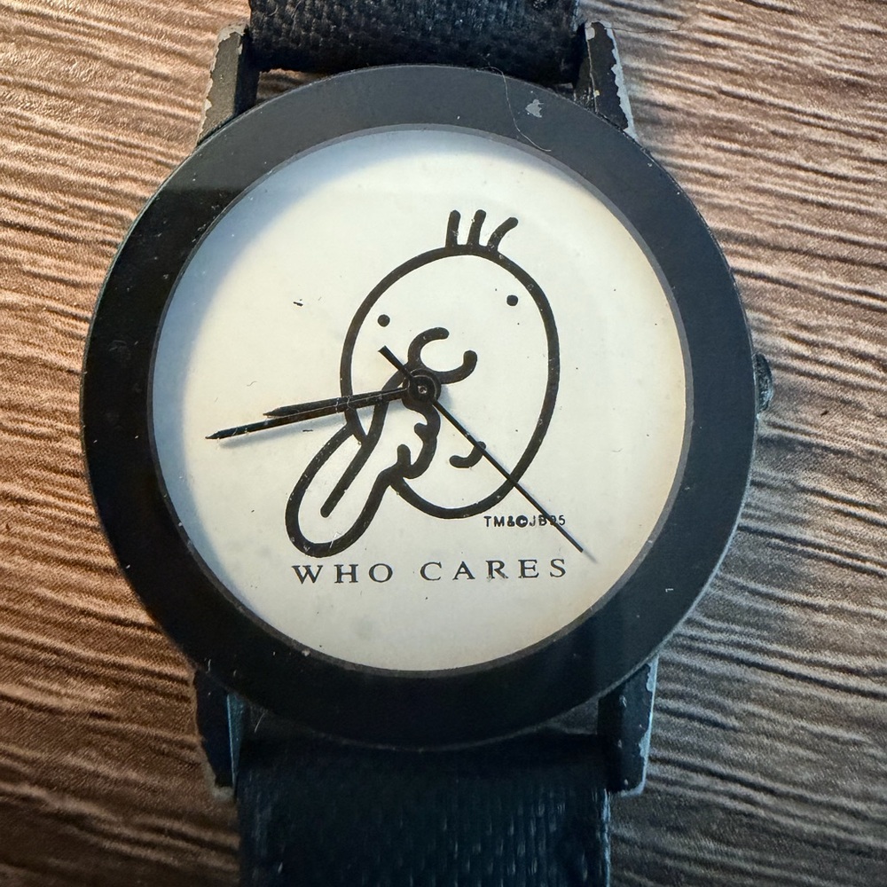 Black Who Cares Watch